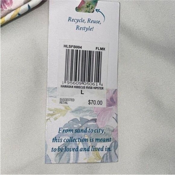 LoveShackFancy Womens Size Large
HAWAIIAN HIBISCUS RVSB HIPSTER - Picture 9 of 13